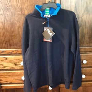 Men’s Fila Polartec Micro Fleece Sz XL Navy Blue